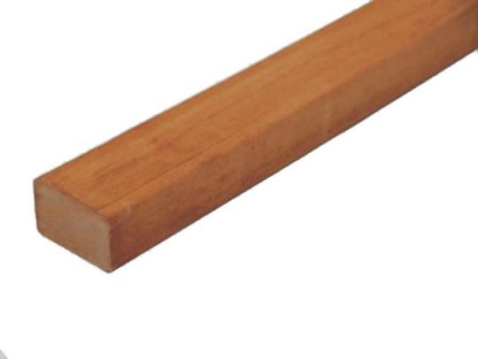 lambourde bois exotique padouk 42 x 70 mm