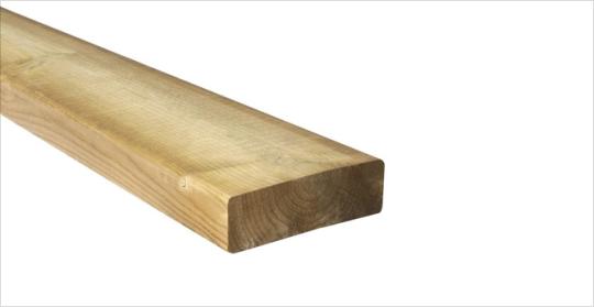 section 42 x 65 Lambourde en bois exotique CUMARU classe 4