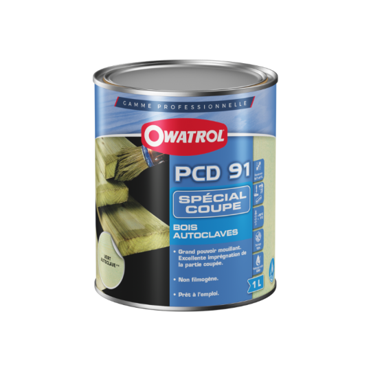 PCD91 produit de traitement coupe bois autoclave Owatrol